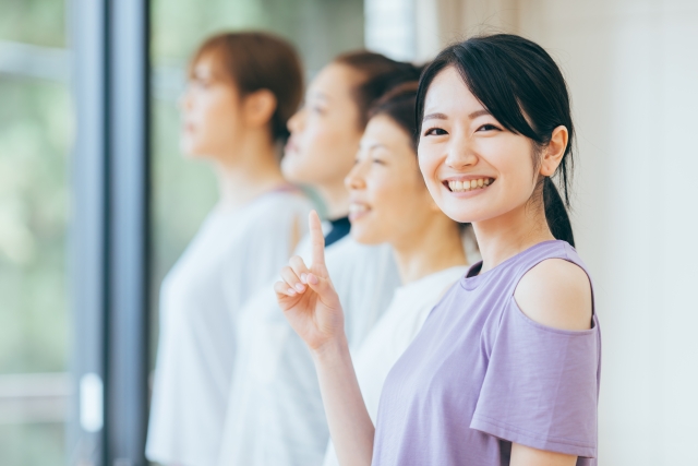 トレーナー志望の女性